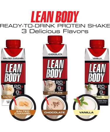 LABRADA Nutrition Lean Body RTD Whey Protein Shake - On-The-Go Meal Replacement (Vanilla, Pack of 16) - Buy Online on GoSupps.com