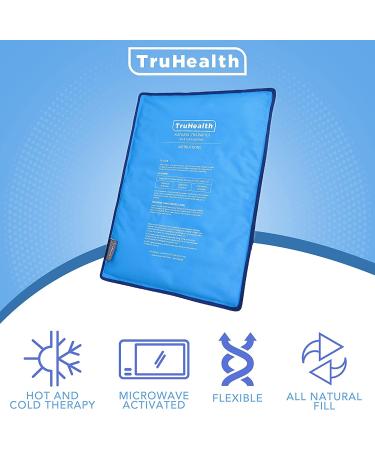 Truhealth Extra Large Hot & Cold Gel Ice Pack - Reusable Therapy Compress - Blue (1 Count) - Buy Online on GoSupps.com