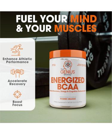 Genius BCAA Powder - Orange Flavor, 20 Servings | Boost Energy & Recovery - Buy Online on GoSupps.com