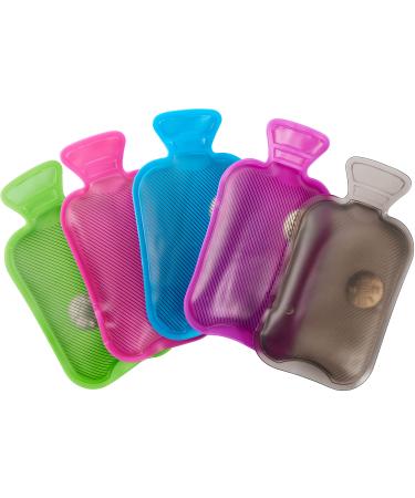 Bramble - 5 Mini Snap & Twist Hot Water Bottles Reusable Hand Click Gel Warmers - Instant Hand Warmers for Cold Days
