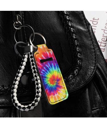 Lip Balm Keyring for Women and Girls Rainbow Tie Dye - Buy Online on GoSupps.com