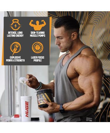 Buy Huge Supplements Wrecked Pre-Workout Powder - 40 Servings Peach Rings | Boost Energy Focus & Pumps with 30G+ Ingredients - Buy Online on GoSupps.com