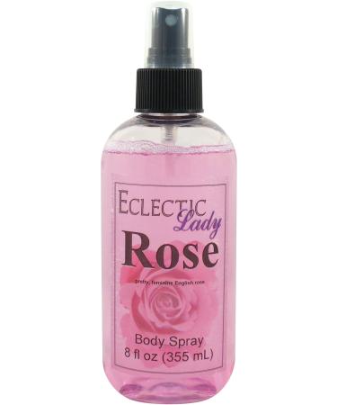 Rose Body Spray 8 ounces Body Mist for Women with Clean Light & Gentle Fragrance Long Lasting Perfume with Comforting Scent for Men & Women Cologne with Soft Subtle Aroma For Daily Use 8 Fluid Ounces