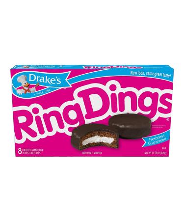 Drake's Variety Pack - Coffee Cakes, Devil Dogs, Pound Cakes, Ring Dings, Funny Bones (1 Box Each) - Buy Online on GoSupps.com