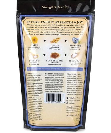 Village Naturals Therapy Chronic Pain Relief Bath Soak 36 oz - Pack of 2 | Soothe Aches & Pains - Buy Online on GoSupps.com