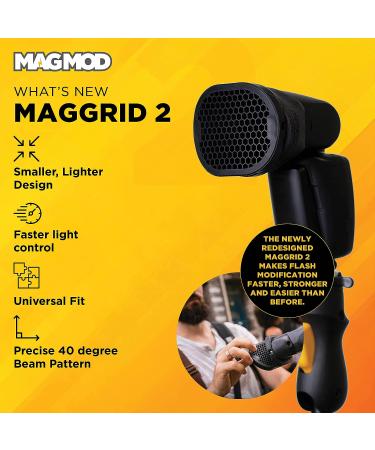 MagMod Starter Flash Kit 2 - Camera Speedlight Diffuser & Magnetic Light Modifier Attachments - MagGrip 2, MagSphere 2, MagGrid 2 - Superior Light Control - Buy Online on GoSupps.com