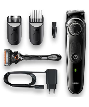 Procter Gamble Braun Beard Trimmer 5 BT5342 beard trimmer for men facial hair reliable blades 39 length settings blackgray