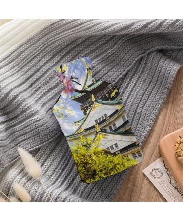 Pavilion Hot Water Bottle with Plush Cover | 26.5x15.3cm Bed Bottle Hand Warmer for Adults & Children - International Shipping Available - Buy Online on GoSupps.com