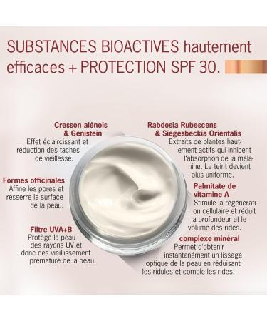 Anti Age Cr me hydratante visage SPF 30 - Illumine le teint hydrate et prot ge la peau - R duit les taches brunes anti rides avec r tinol et 6 bioactifs - Peaux normales s ches 50ml - Buy Online on GoSupps.com