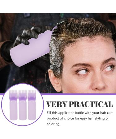 3 pi ces Flacon Applicateur Huile Cheveux avec Peigne pour Coloration Soin et Application Huile Capillaire Bouteille Facile Presser pour Salon et Usage Domestique - Buy Online on GoSupps.com