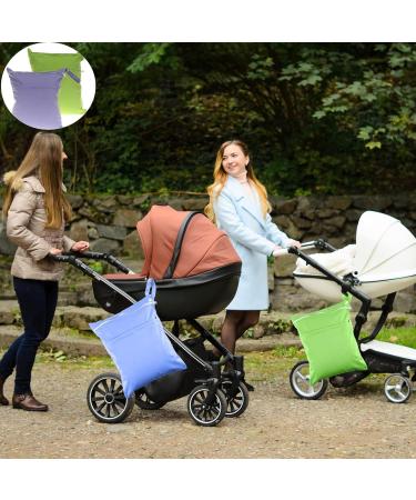 2 PCS Wet Bag Wet Bags for Swimming Waterproof Wet Dry Bags Reusable Washable Cloth Diaper Bags Nappy Bags with Double Zipper Pockets for Items Wet Clothes Swimming Gym Beach Bag(Purple+Green) - Buy Online on GoSupps.com