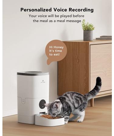 PETLIBRO Automatic Cat Feeder | WiFi Smart Food Dispenser | 10 Meals Per Day | Voice Recorder | 6L Stainless Steel Bowl - Buy Online on GoSupps.com