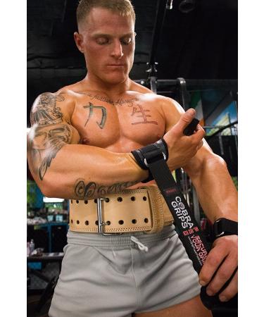 Cobra Grips PRO Weight Lifting Gloves - Heavy Duty Straps - Powerlifting Hooks - Adjustable Neoprene Padded Wrist Support - Bodybuilding - Black Rubber - Buy Online on GoSupps.com