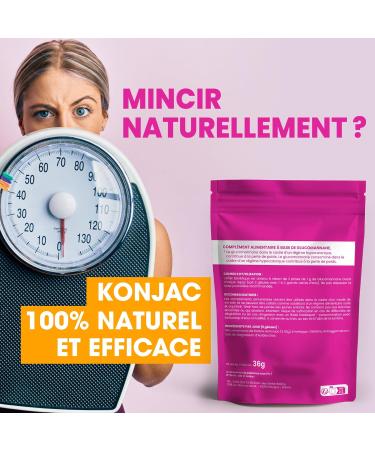 KONJAC | 100% natural active ingredient | 60 capsules | Satiety effect Line & Transit to be consumed as part of a low-calorie - Buy Online on GoSupps.com