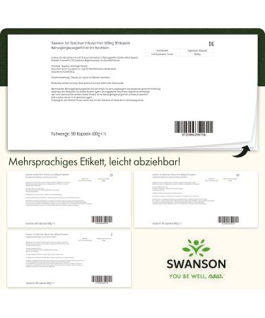 Swanson Full Spectrum Tribulus Fruit 500mg - 90 Capsules Soy Free Gluten Free Non-GMO - Healthy Testosterone Boost - Buy Online on GoSupps.com
