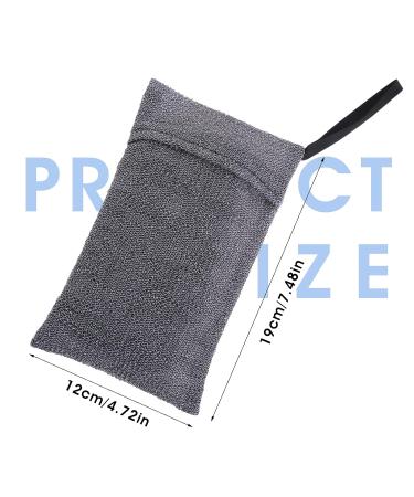 WLLHYF 6 Pack Soap Exfoliating Bag Set - Mesh Body Scrubber & Foam Sponge for Shower - Men & Women - Buy Online on GoSupps.com