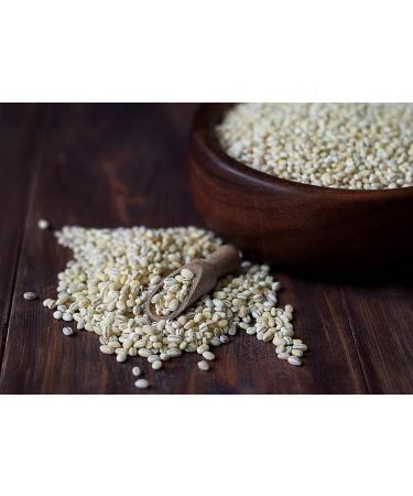 Organic Pearl Barley 3 Pounds - Non-GMO, Kosher, Vegan, Cooks Faster than Hulled Barley, Rich in Fiber & Selenium - Ideal for Risotto, Soup, Salads, Stews - 3 lb Pack - Buy Online on GoSupps.com