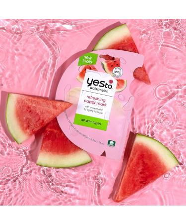 Yes To Avocado Watermelon & Tomatoes Mask Variety Pack - Hydrating Detoxifying & Vegan Masks for All Skin Types - 3-Pack - Buy Online on GoSupps.com