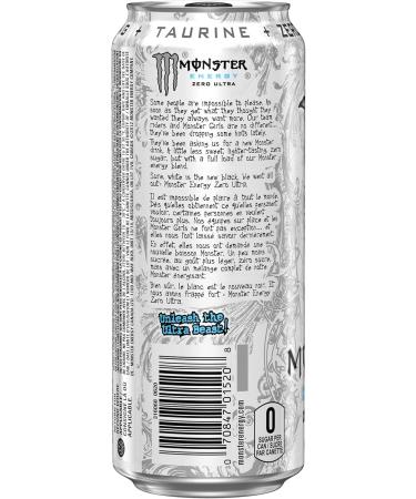 Monster Energy Zero Ultra 473mL Cans Pack of 4 Ultra Zero - Buy Online on GoSupps.com