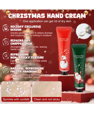  SHOPPGO Set of 2 women's hand masks - Christmas hand cream + 3 Christmas masks - Hand care - Nourishes and moisturizes - Nourishes and hydrates hands - Buy Online on GoSupps.com