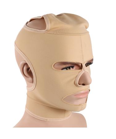 JewelryWe Ultimate Face Treatment Mask-Wrinkles Reduces and Tightens Saggy Neck Double Chin Jaw. For AntiAging Instant Tight FaceLift Neckline Slimmer (Large)