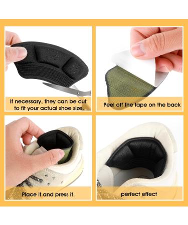 Buy Sibba 6Pcs Heel Grips Inserts - Anti Blister Cushions for Loose Shoes & Boots | Reusable Heel Protectors for Men & Women | Improve Shoe Fit & Comfort - Buy Online on GoSupps.com