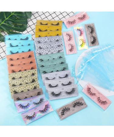 30 Pairs Mixed Styles Reusable Faux Mink 3D False Eyelashes Set with Portable Boxes - Buy Online on GoSupps.com