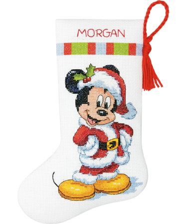  Counted Cross Stitch Christmas Stocking Patterns, Cute