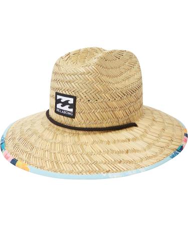 Billabong Men's Classic Blue Straw Lifeguard Hat - One Size | Printed Design - Buy Online on GoSupps.com