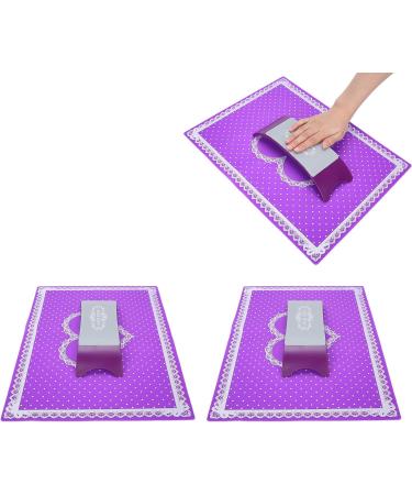 Cushion Mat Nail Art Hand Cushion Hand Pillow Manicure Tools Nail Art Hand Rest for Home Use(purple) - Buy Online on GoSupps.com