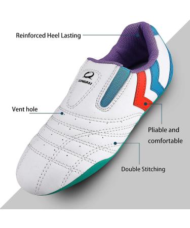 Taekwondo Shoes Martial Arts Sneaker - Lightweight Purple Sports Shoes for Adults & Kids - Tae Kwon Do Wrestling Fighting Sneakers - Buy Online on GoSupps.com