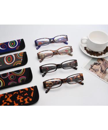 Eyekepper Spring Hinge Rectangular Reading Glasses +1.75 | Stylish & Colorful Eyewear for All | International Shipping - Buy Online on GoSupps.com