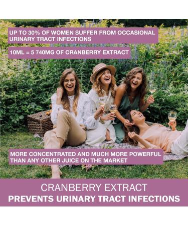 Liquid Cranberry Extract 500ml Concentrated Formula - for Urinary Tract Infections - Antioxidant - Sugar Free GMO-Free - Gluten Free - Vegan - Made in Canada - Buy Online on GoSupps.com