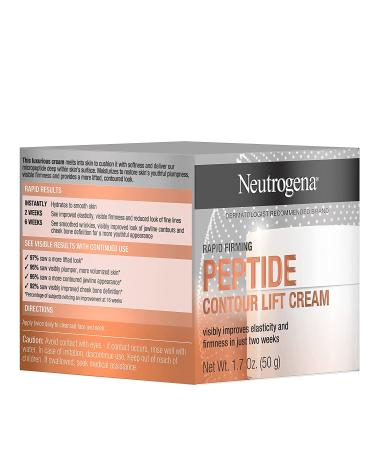 Neutrogena Peptide Contour Lift Cream 1.7 oz - Anti-Aging Facial Moisturizer - Buy Online on GoSupps.com