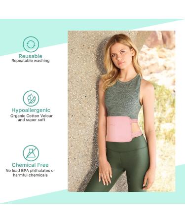 Organic Castor Oil Pack Wrap for Waist & Thyroid - Reusable Kit with Bio-Rigid Oil 30ml (2 Pack) | Premium Cotton Flannel - Buy Online on GoSupps.com