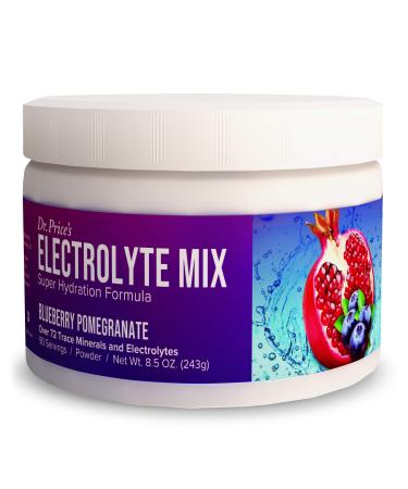 Electrolytes Powder No Sugar - Electrolyte Mix - Electrolyte Hydration Powder - Keto Electrolytes, No Tablets, Fasting Electrolytes, Non-GMO, Gluten Free - 90 Servings Blueberry-Pomegranate