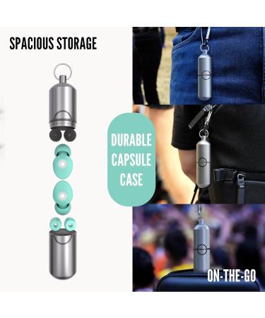 High Fidelity Ear Plugs for Sleeping & Concerts | Reusable Noise Reduction Earplugs | 30dB | Comfortable Foam/Silicone | International Shipping - Buy Online on GoSupps.com