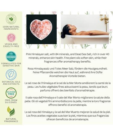 Amor Florum 100% Natural Bathing Salt - Himalayan & Totes Sea Salt with Neroli & Lemon | Detoxify Hydrate & Relax - 400g - Buy Online on GoSupps.com