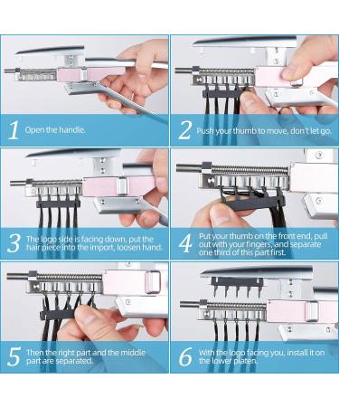 6D Hair Extensions Human Hair For Women Girls No-Trace Hair Extensions Tool/Hair Extension Gun For Salon (Color : 10 Row Size : 45cm/18inch) 45cm/18inch 10 Row - Buy Online on GoSupps.com