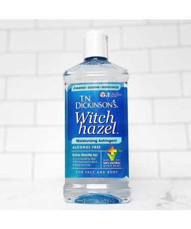 T.N. Dickinson's Witch Hazel Alcohol-Free Moisturizing Astringent 16 oz | 100% Natural Formula - Buy Online on GoSupps.com