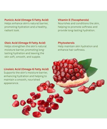 Best Nature's Cosmetics Pomegranate Seed Oil Organic 100% Pure Unrefined Cold Pressed Pomegranate Oil for Face for Radiant Skin and Beautiful Hair 1 fl oz / 30 ml 1 Fl Oz (Pack of 1) - Buy Online on GoSupps.com