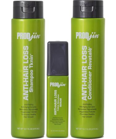 Anti-Hair Loss System Set | PRODjin System | Cleanse | Condition | Thicken and regrow hair.