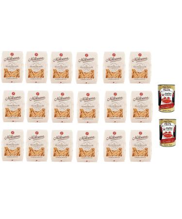 The Molisana 24x La Molisana Casarecce Molisane N29 Slow Pasta Pasta processing van hardtarwegries bronzen tekening 500 g + 2 x Italiaanse gourmet Pulp