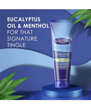 Noxzema Deep Cleansing Cream 8oz 6 Count - Original Face Cleanser for Healthy & Soft Skin - Removes Dirt, Makeup, and Oil - Face Wash for Deep Cleansing - Buy Online on GoSupps.com