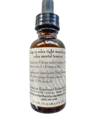 Yellow Ginger - Relax Hawaiian Flower Essence 1oz. - Buy Online on GoSupps.com
