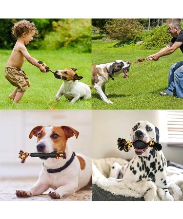Durable Dog Chew Toys 6 Pack - Cotton Rope & Rubber Balls - Indestructible Toy for Small, Medium, Large Dogs - Tug of War & Fetching - Puppy Teething Toy & Boredom Gift - Buy Online on GoSupps.com