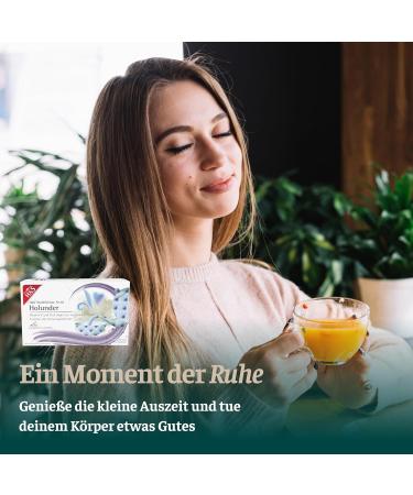  H & S H&S Elderflower Tea with Vitamin C and Zinc 20 x 2.5g - Buy Online on GoSupps.com