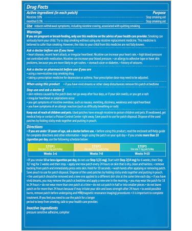 Aroamas Nicotine Patch 21mg - 24 Hour Transdermal System to Quit Smoking | Stop Smoking Aid That Works - Buy Online on GoSupps.com