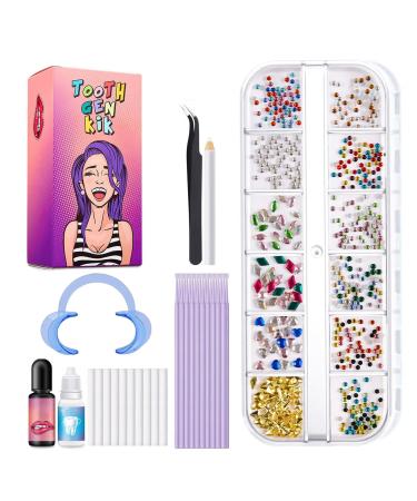 LFLIFENG Tooth Gems 8 Styles Available Tooth Jewelry Set Suitable for Party and Festival Makeup Tooth Jewelry Stones style4