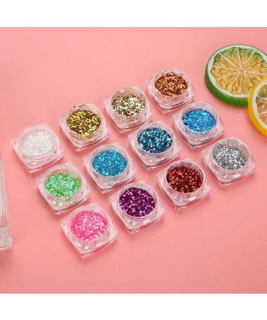 Delicate 12 Decorate your Nails Nail Art Kit Nail Art Tools Sequin for Professional Use - Buy Online on GoSupps.com